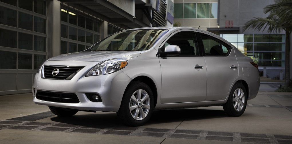 The 2012 Nissan Versa sedan