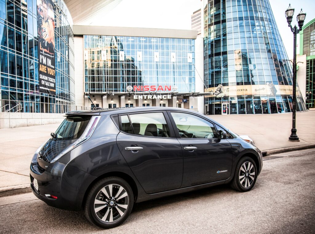 Nissan Leaf. Go all-electric for about $22,000.