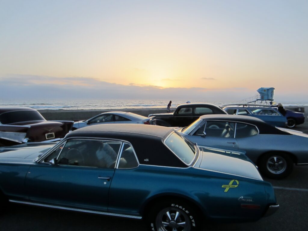 The Silver Strand at sunset.