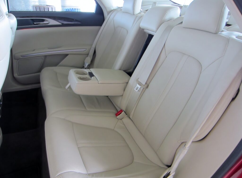 The back seat has a generous 37 inches of legroom and good footroom for adult comfort. 