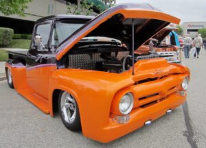 Clean engine-turned metalwork.