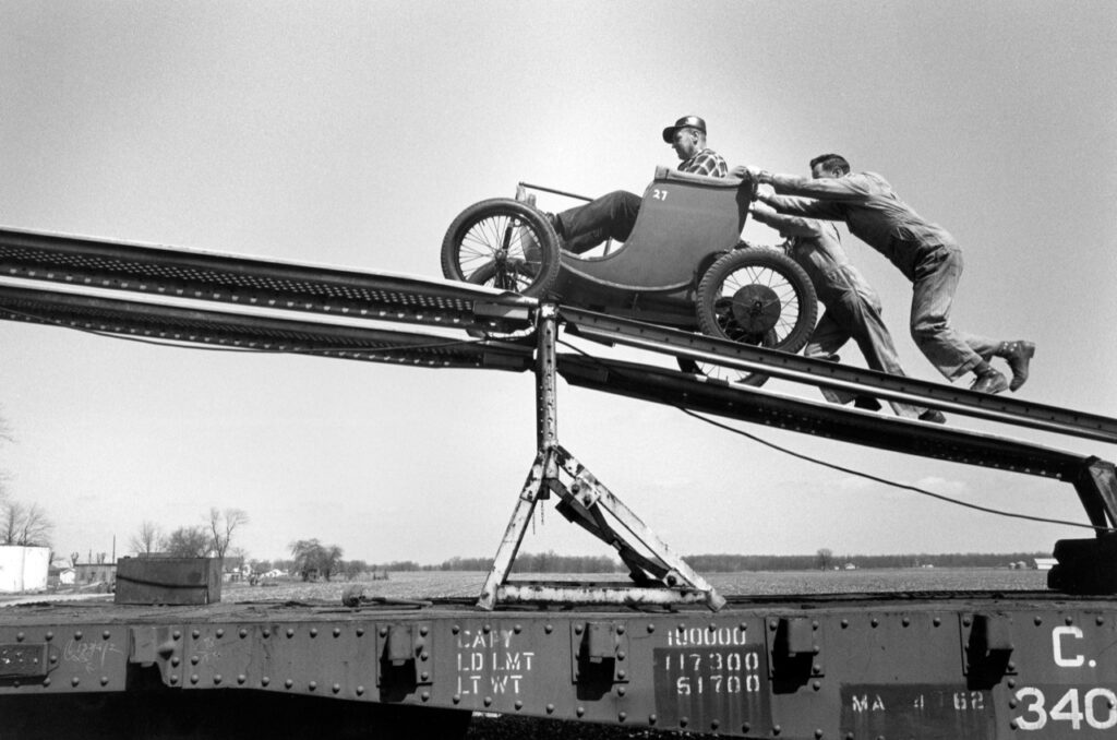 Ettore Bugatti’s personal electric car, Type 56. 