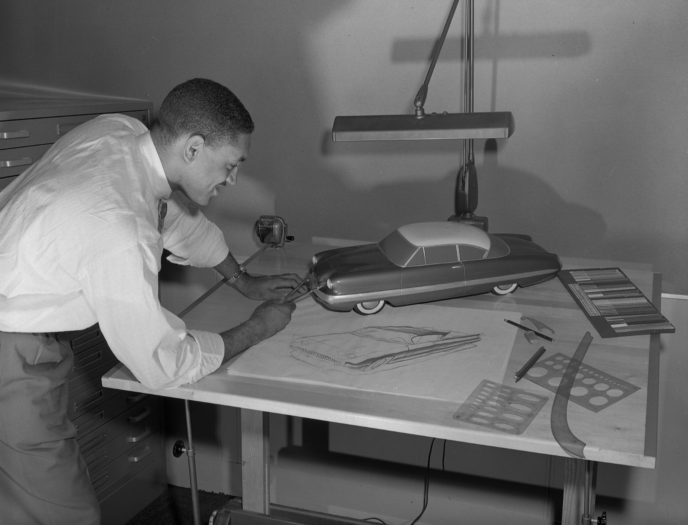 McKinley Thompson Jr. was the first African American designer hired at Ford Motor Co. 