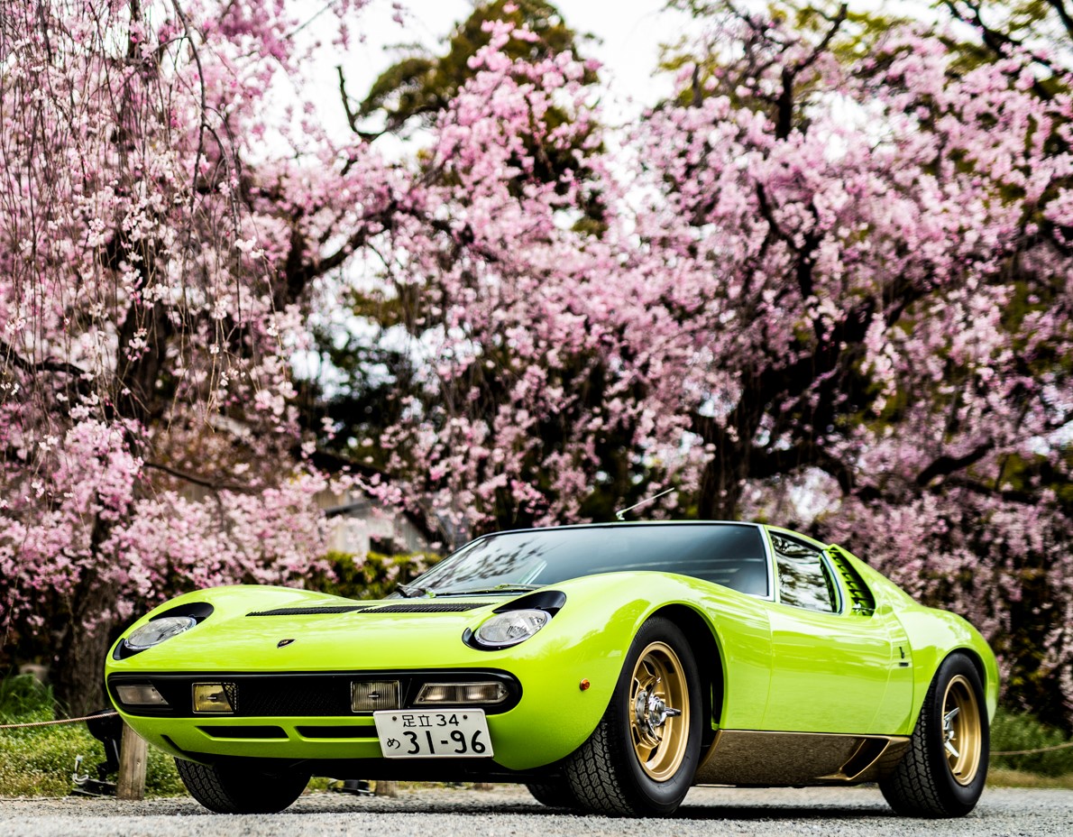 A 1971 Lamborghini Miura SV.