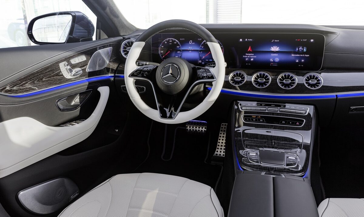 2022 Mercedes-Benz CLS coupe-sedan driver area.