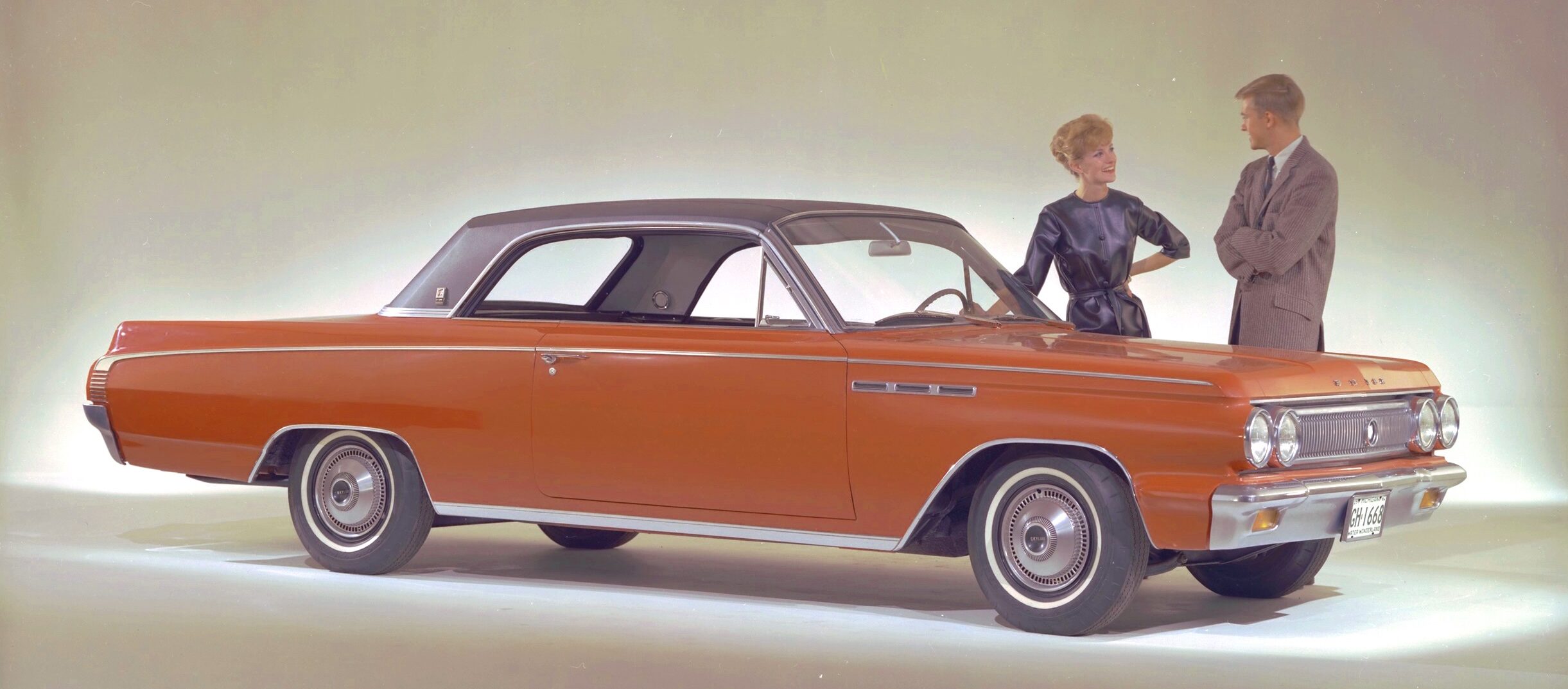 A 1963 Buick Special coupe.