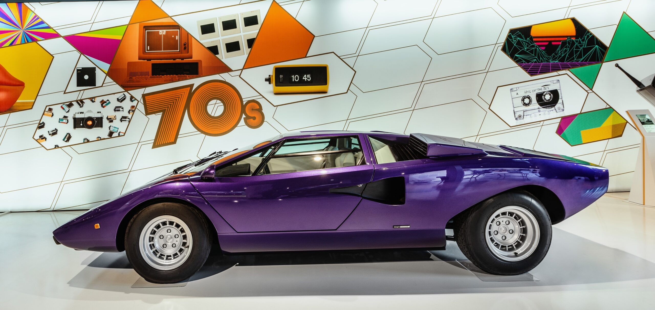 A Lamborghini Countach LP 500.