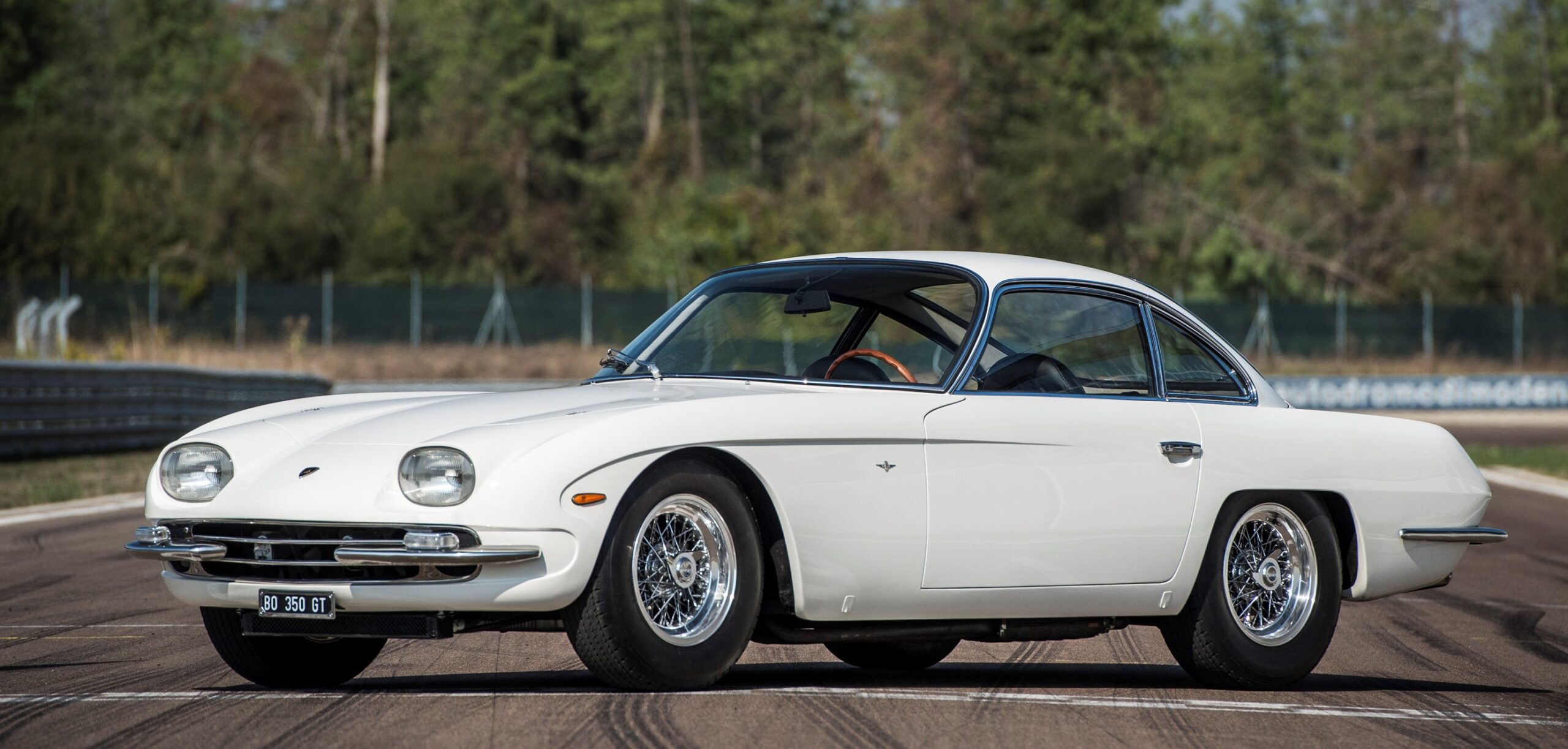 A 1964 350 GT V-12 coupe.