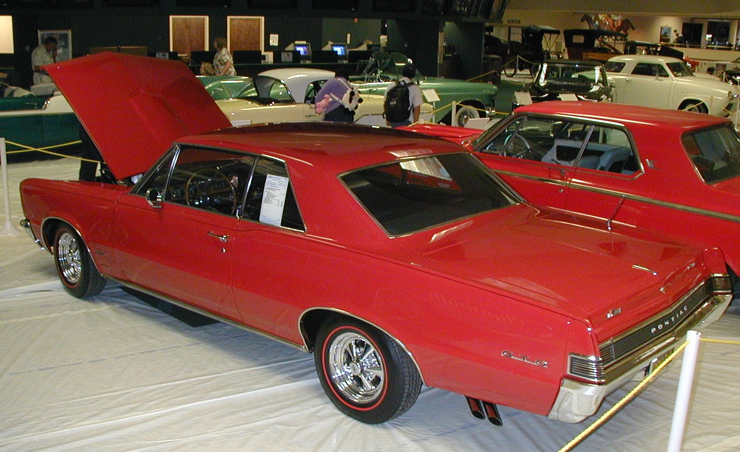 A 1965 Pontiac GTO tri-power at a past Goodguys Del Mar Nationals car show