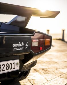The Countach LP 5000 S badge.