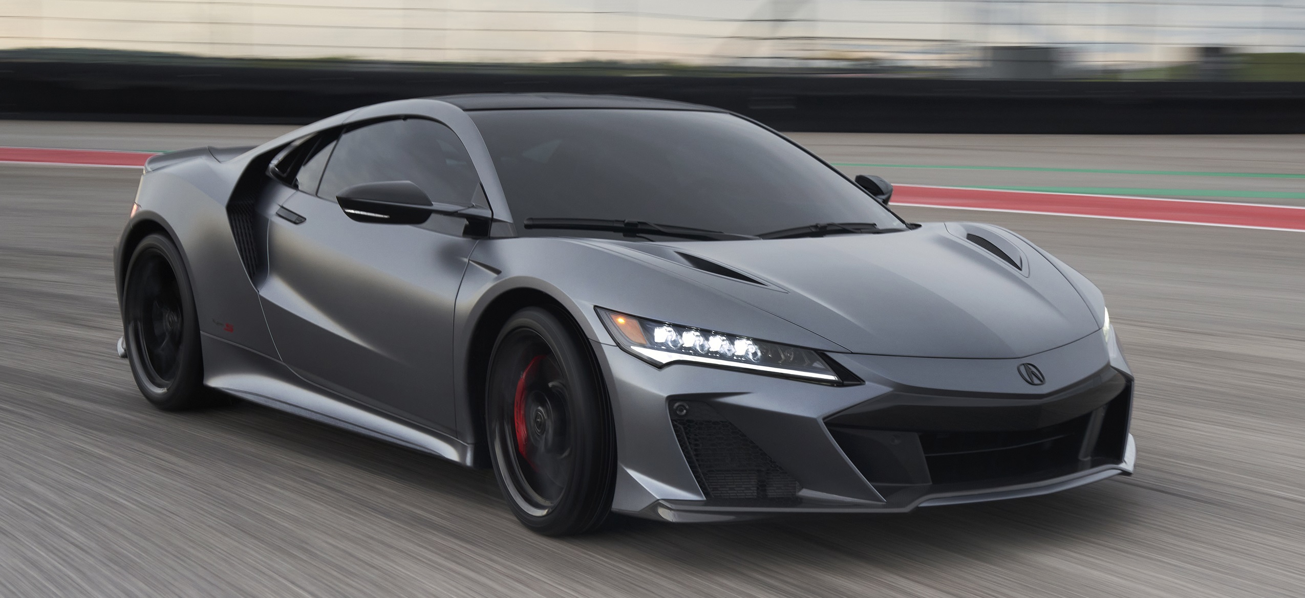 A track image of the 600 horsepower Acura NSX Type S