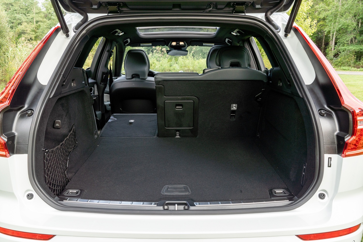A seats folded view of the cargo area