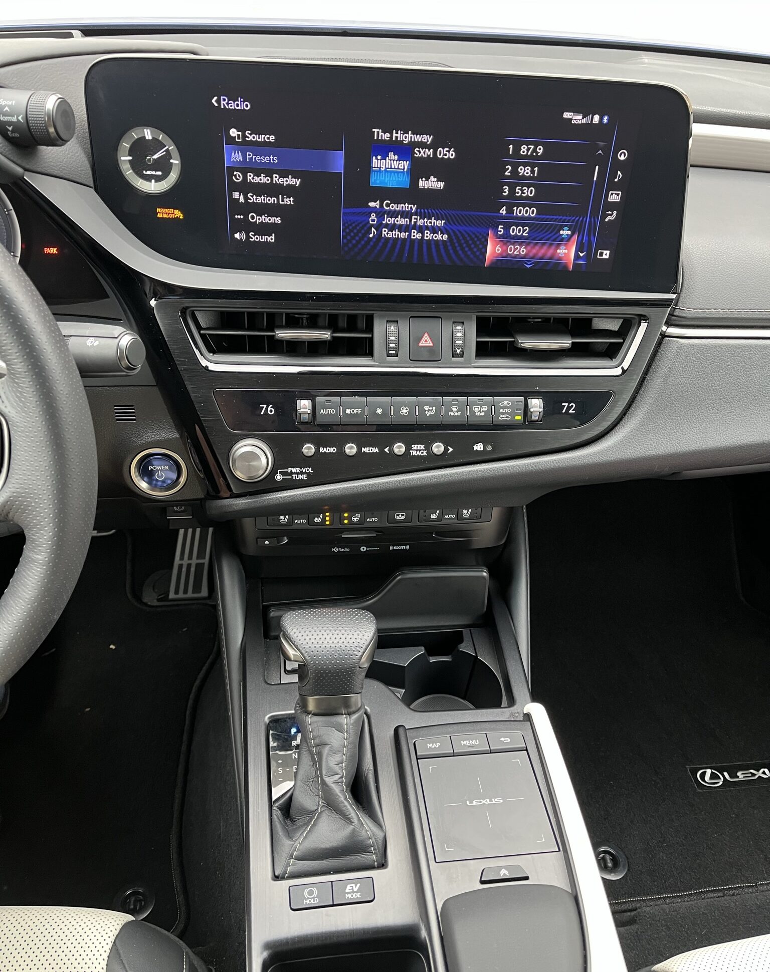 optional 12.3-inch color multimedia in the ES 300h