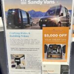 The Sandy Van camper info page