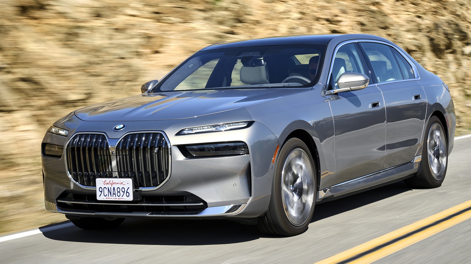 The big BMW i7 electric flagship sedan