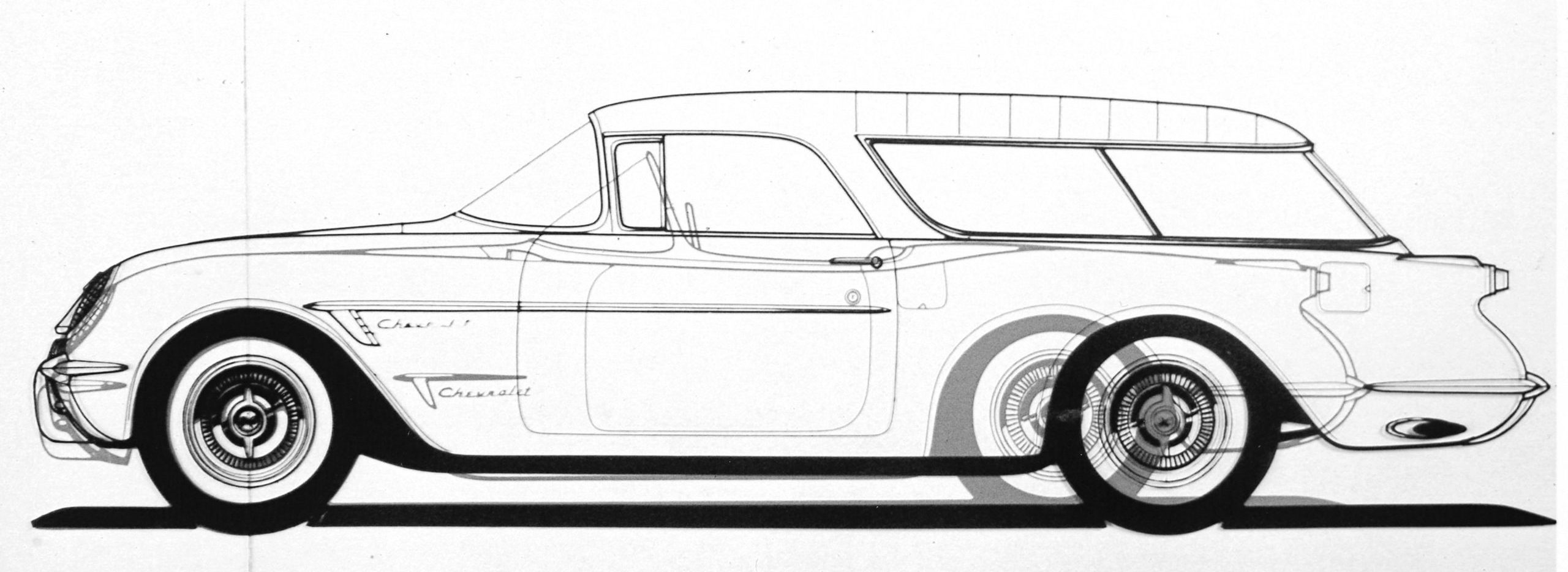 Corvette and Nomad overlay schematic.