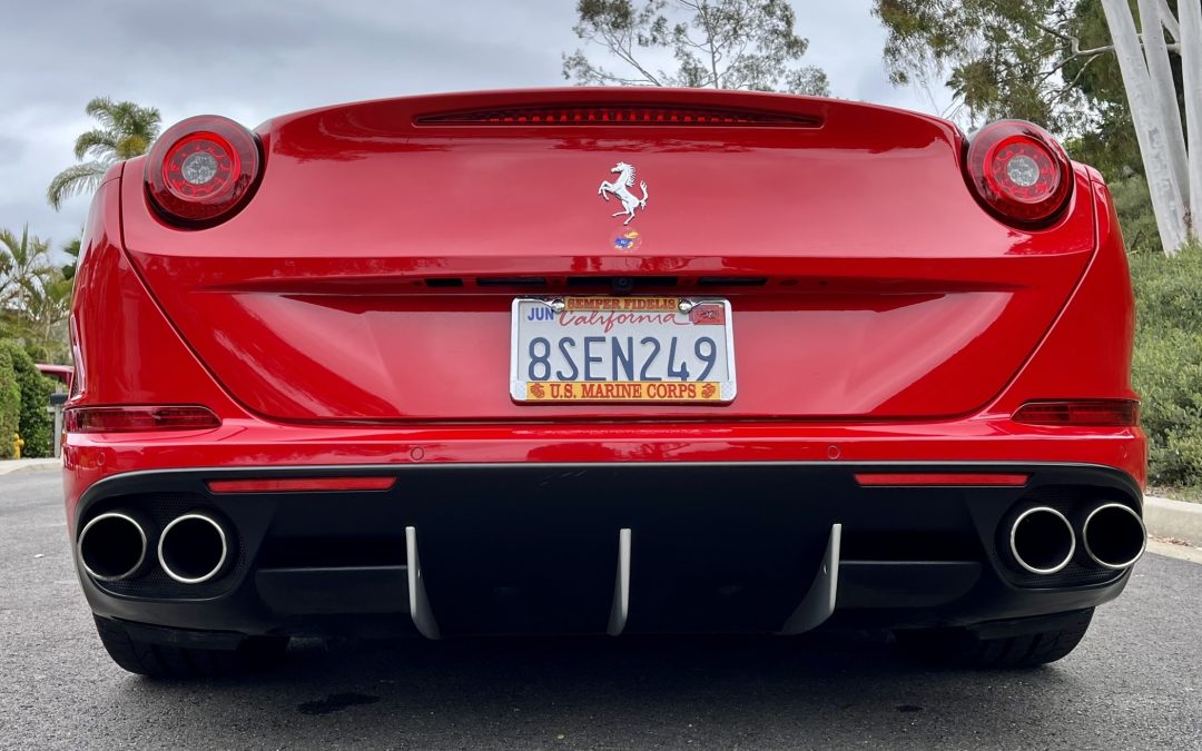 With the optional Sport exhaust system as seen in a low rear angle